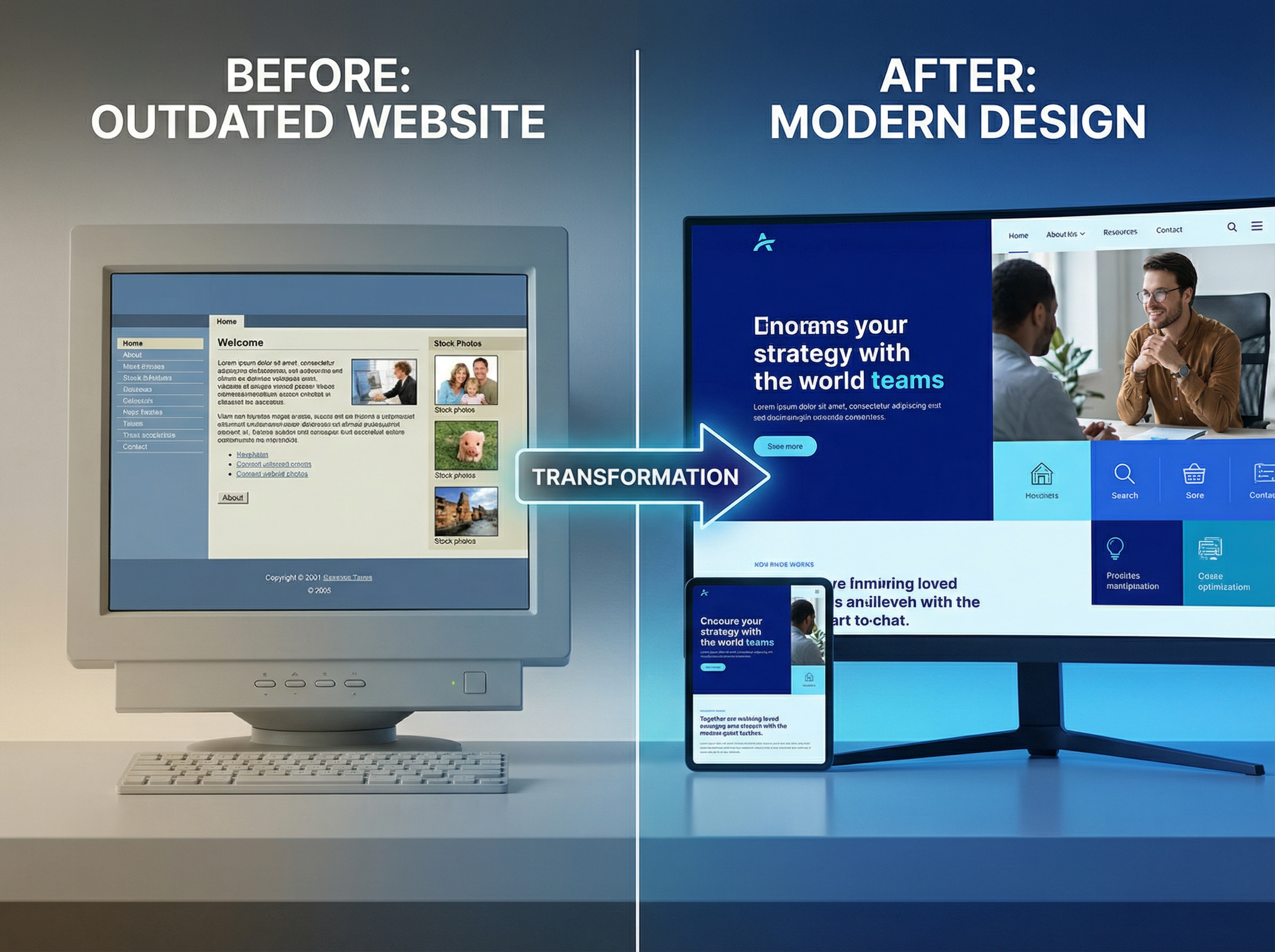 Relaunch veralteter Webseiten